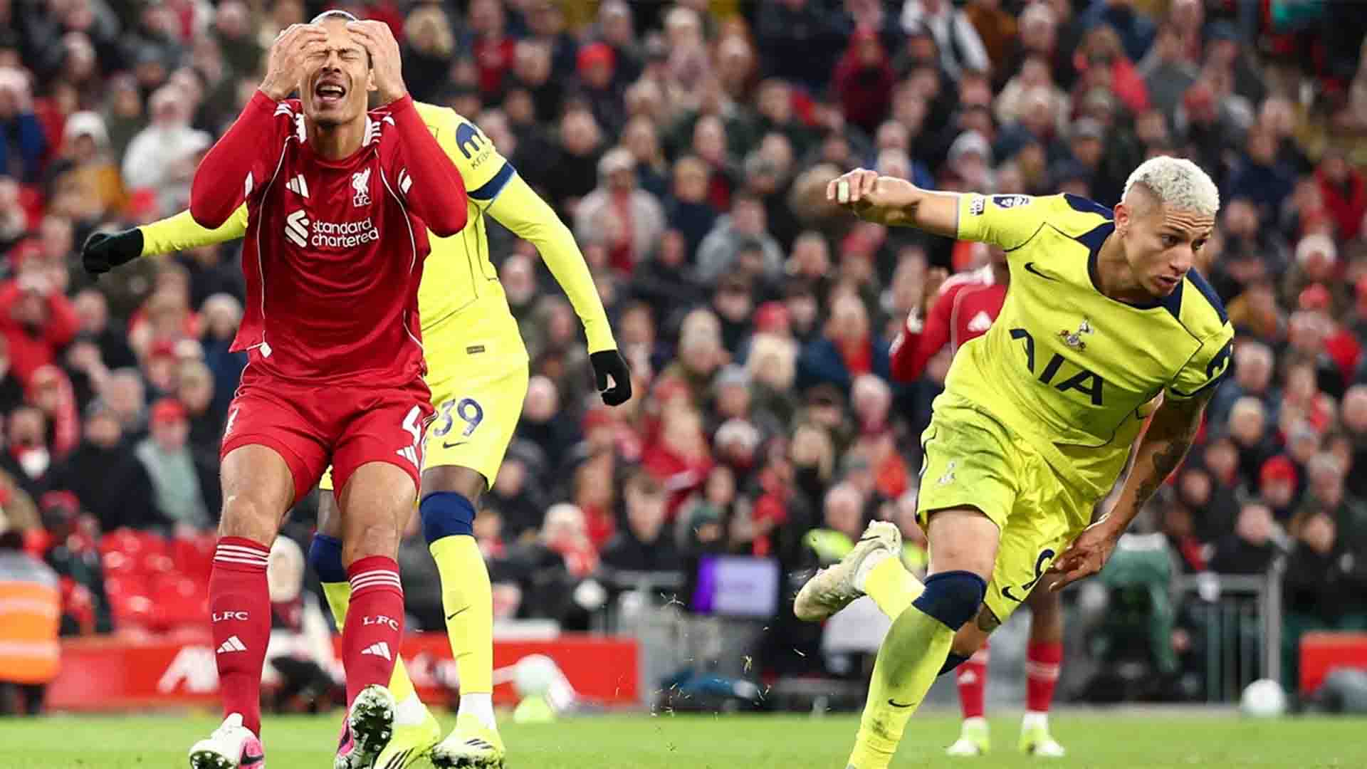 Liverpool 1-1 Spurs: Gol Menit Akhir Richarlison Paksa Hasil Imbang