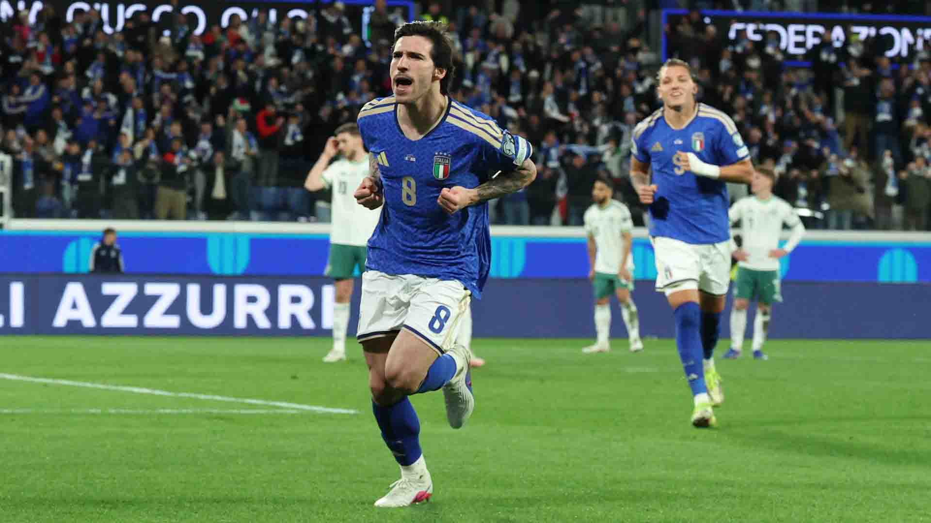 Kalahkan Irlandia Utara 2-0, Italia Selangkah Lagi Menuju Piala Dunia 2026