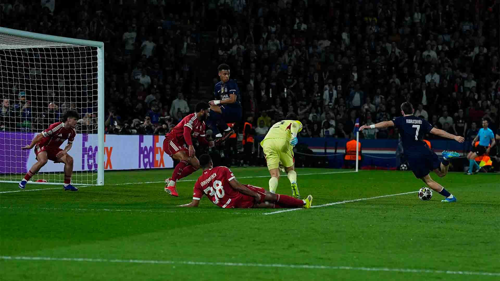 PSG Tak Terbendung, Doué dan Kvaratskhelia Kalahkan Liverpool 2-0